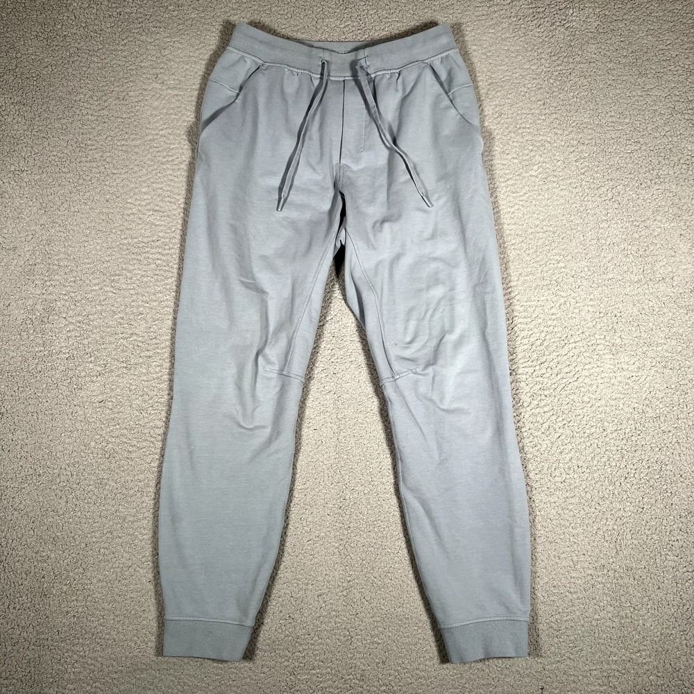 Lululemon Pants Mens Medium Blue City‎ Sweat Joggers Elastic Waist Casual Preppy